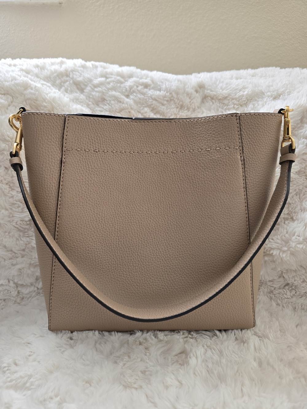 Tory Burch Taupe Leather Crossbody Bag - Picture 2 of 11